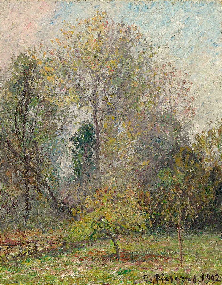 Camille Pissarro - Gelée blanche à Eragny (PD 1468)