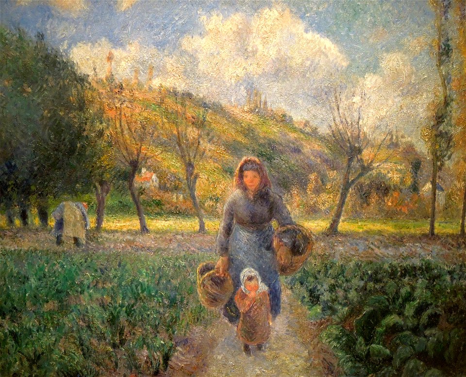 Camille Pissarro - In the Vegetable Garden