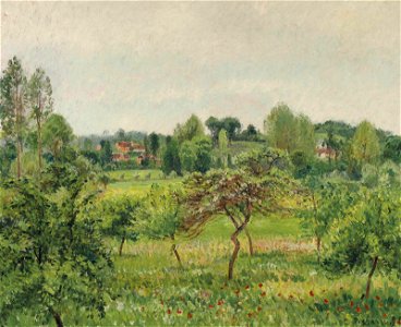 Camille Pissarro - Juin, temps pluvieux, Éragny - 1214