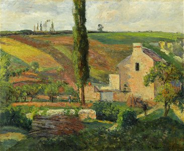 Camille Pissarro - La Côte des Mathurins à l’Hermitage, Pontoise (PD 444)