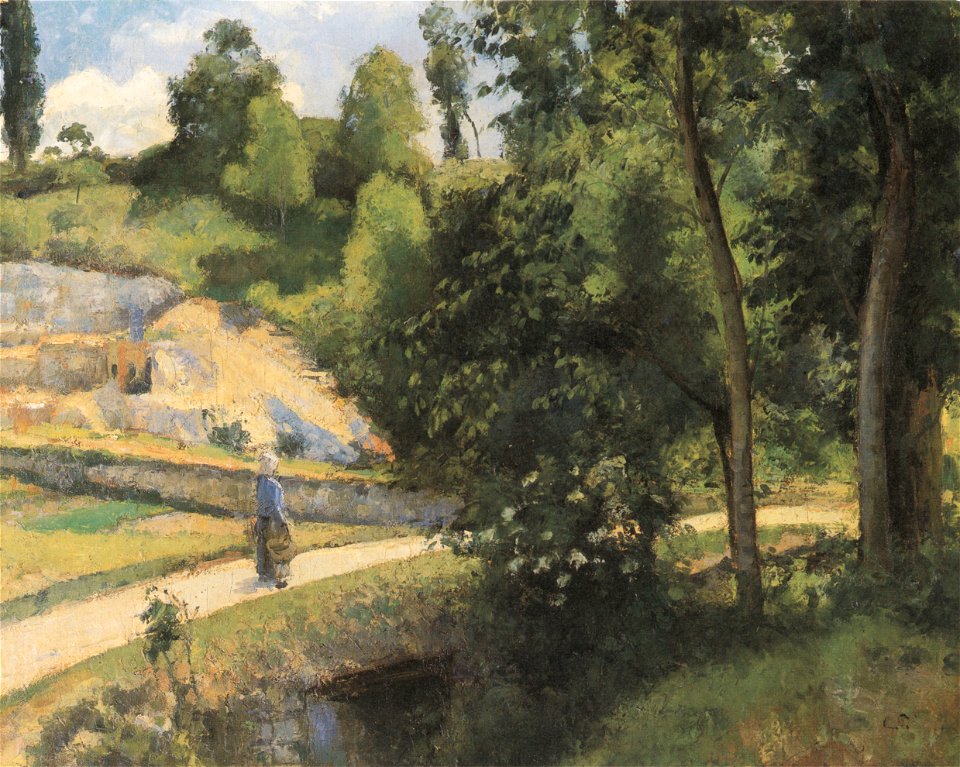 Camille Pissarro - La Carrière, Pontoise - 1875
