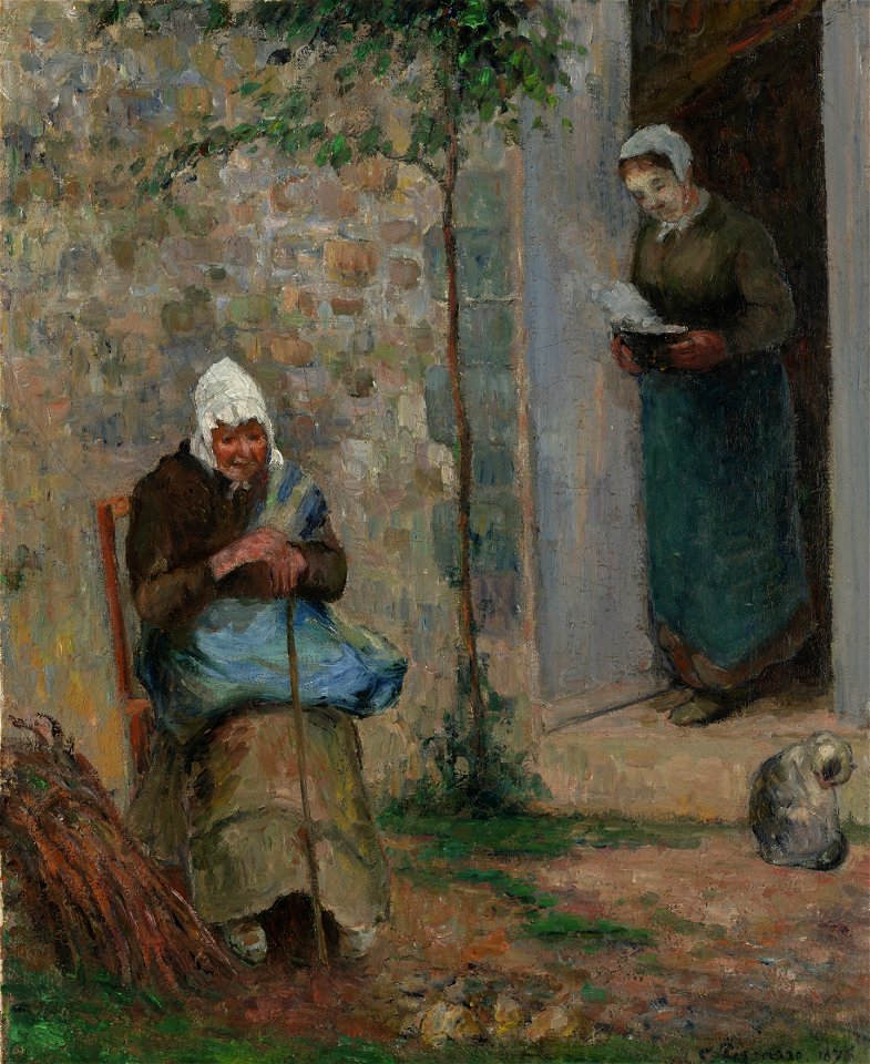 Camille Pissarro - La Charité (PD 479)