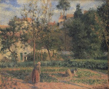 Camille Pissarro - La Jardin potager à L´Hermitage - 1879