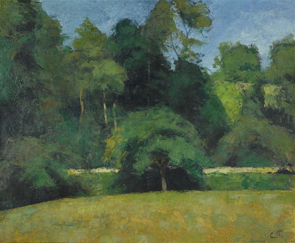Camille Pissarro - Le Fond de saint-Antoine à Pontoise (PD 402)