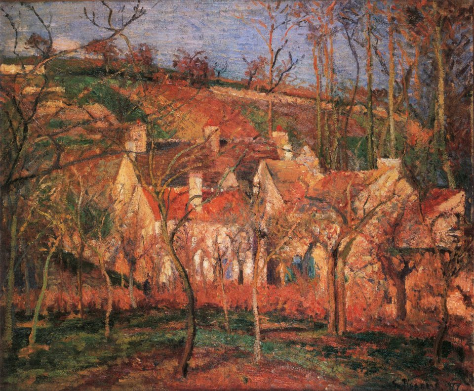 Camille Pissarro - La Verger, Côtes Saint-Denis à Pontoise - 1877