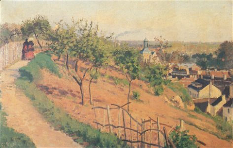 Camille Pissarro - La Sente de Justice, Pontoise - 1872