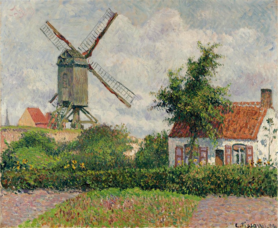 Camille Pissarro - Le Kalfmolen à Knokke (PD 1044)