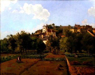 Camille Pissarro - Le Gardin de Mauboisson, Pontoise
