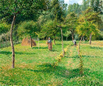 Camille Pissarro - Le jardin à Éragny