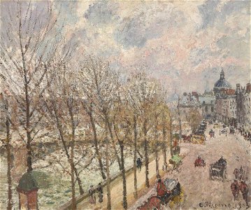 Camille Pissarro - Le Quai Malaquais et l'Institut (1903)