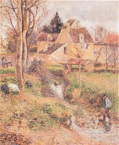 Camille Pissarro - Le Ruisseau à Osny - 1883
