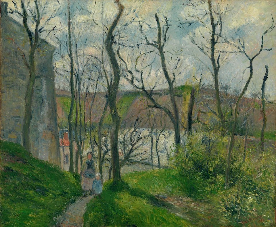 Camille Pissarro - Le Palais Royal, l’Hermitage, Pontoise - Virginia Museum of Fine Arts (PD 615)