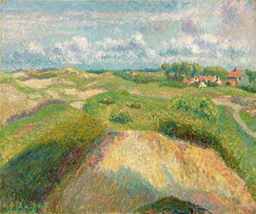 Camille Pissarro - Les Dunes à Knokke, effet de soleil (PD 1045)