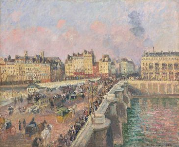 Camille Pissarro - Le Pont-Neuf, après-midi, soleil - Philadelphia Museum of Art (PD 1351)