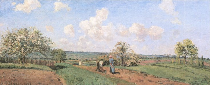 Camille Pissarro - Le Printemps - 1872