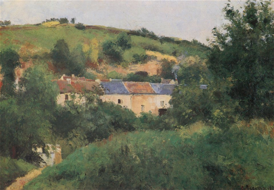 Camille Pissarro - Le Sentier du village - 1875