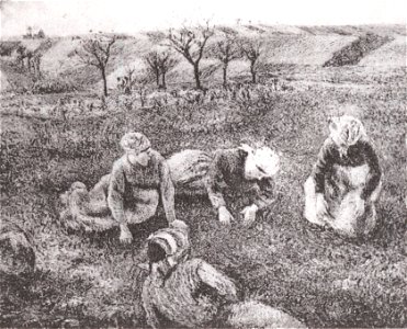 Camille Pissarro - Les Sarcleuses, Pontoise - 1882