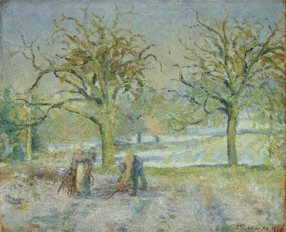 Camille Pissarro - Paysage d’hiver (PD 433)