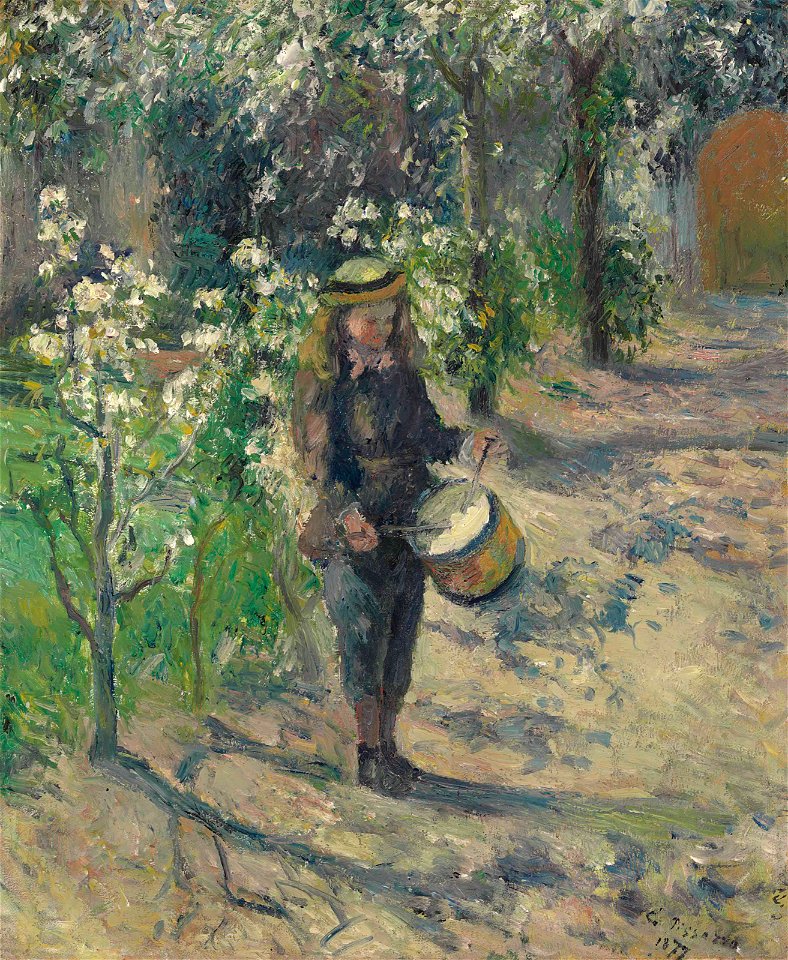 Camille Pissarro - L’Enfant au tambour (PD 505)