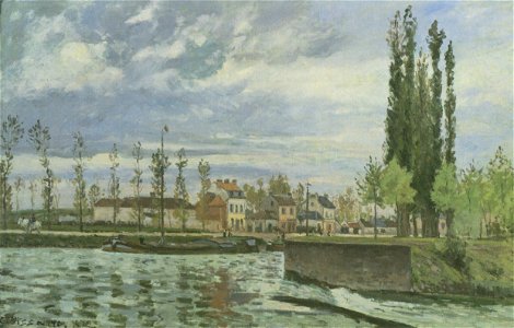 Camille Pissarro - L´Ecluse à Pontoise - 1872