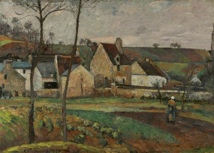 Camille Pissarro - Paysage à l’Hermitage, Pontoise (PD 434)