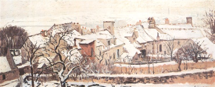 Camille Pissarro - L´Hiver - 1872