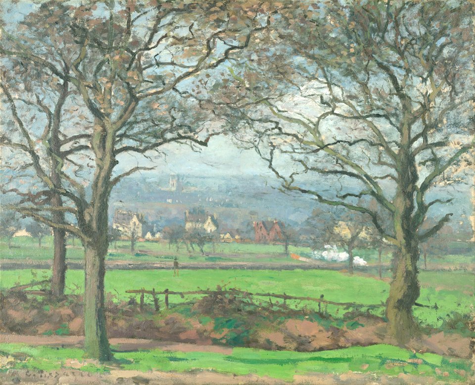 Camille Pissarro - Near Sydenham Hill - Google Art Project