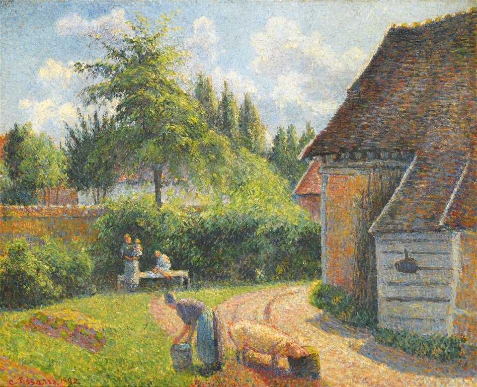 Camille Pissarro - Maison de paysans (PD 957)