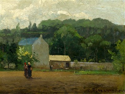 Camille Pissarro - Paysage à La Varenne-Saint-Hilaire (PD 72)
