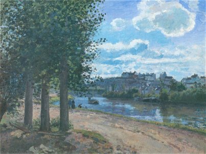 Camille Pissarro - Pontoise, Bords de l´Oise - 1872