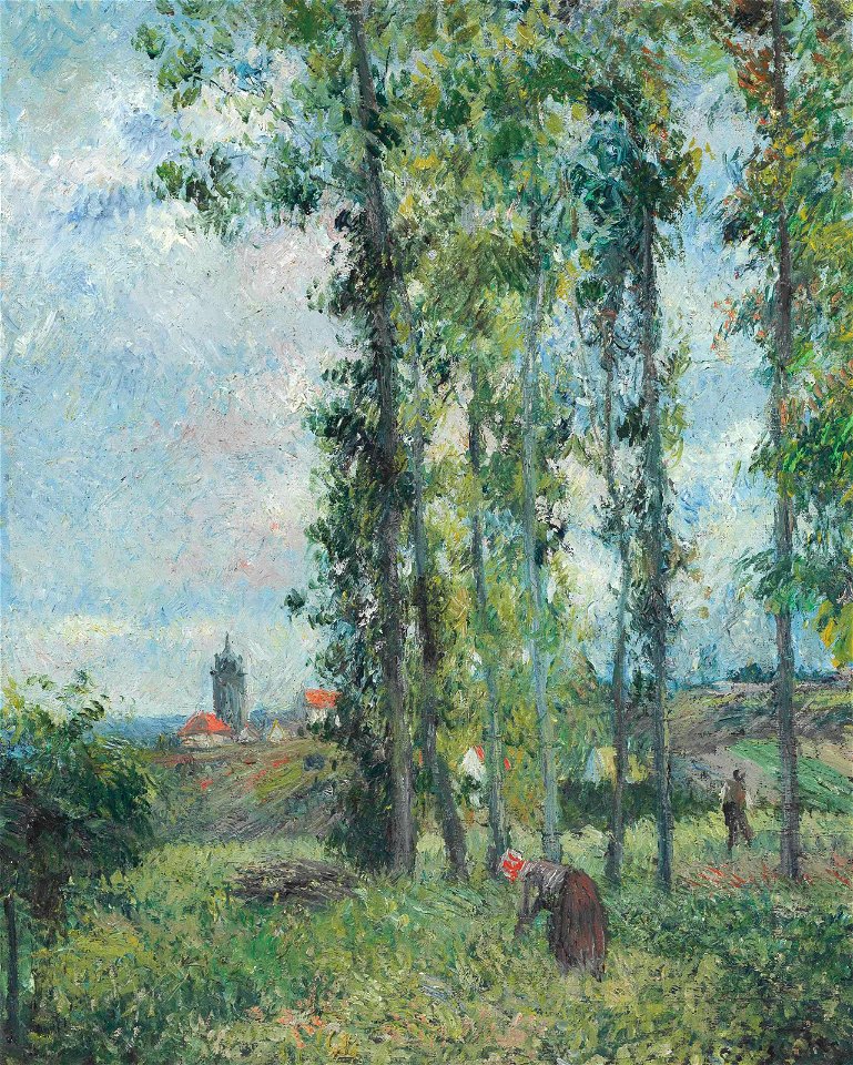 Camille Pissarro - Paysage à Pontoise (PD 600)