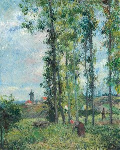 Camille Pissarro - Paysage à Pontoise (PD 600)