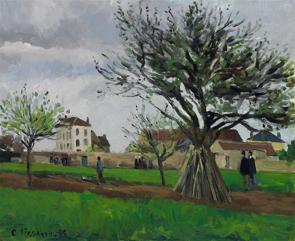 Camille Pissarro - Pommiers Pontoise (La maison du père Gallien)
