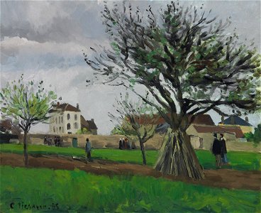 Camille Pissarro - Pommiers Pontoise (La maison du père Gallien)
