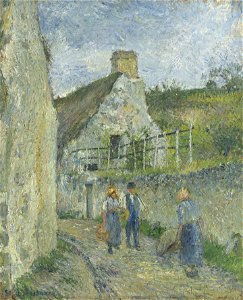 Camille Pissarro - Rue de Roches au Valhermeil à Auvers-sur-Oise (PD 633)