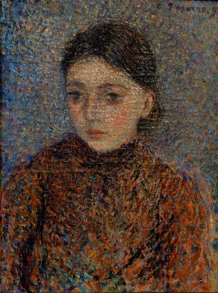 Camille Pissarro - Portrait de fillette - Musée Zambaccian