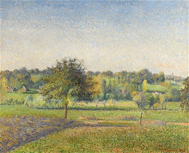 Camille Pissarro - Prairie à Eragny (PD 829)