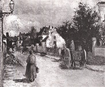 Camille Pissarro - Route à Pontoise - 1879