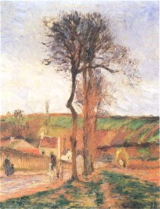 Camille Pissarro - Route d´Ennery à L´Hermitage - 1878