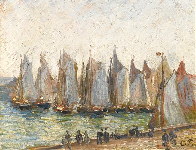 Camille Pissarro - Régates dans le port du Havre (PD 1516)