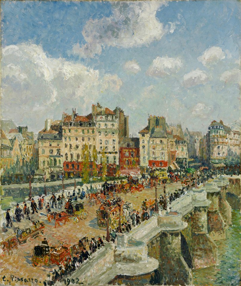 Camille Pissarro - The Pont-Neuf - Google Art Project