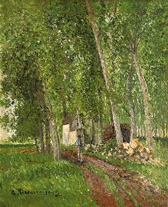 Camille Pissarro - Sous-bois à Moret (PD 1438)