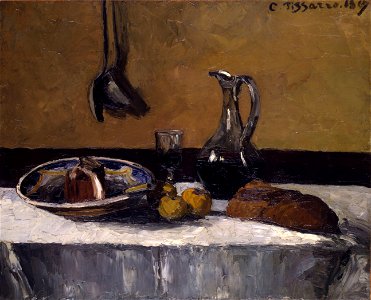 Camille Pissarro - Still Life - Google Art Project. Free illustration for personal and commercial use.