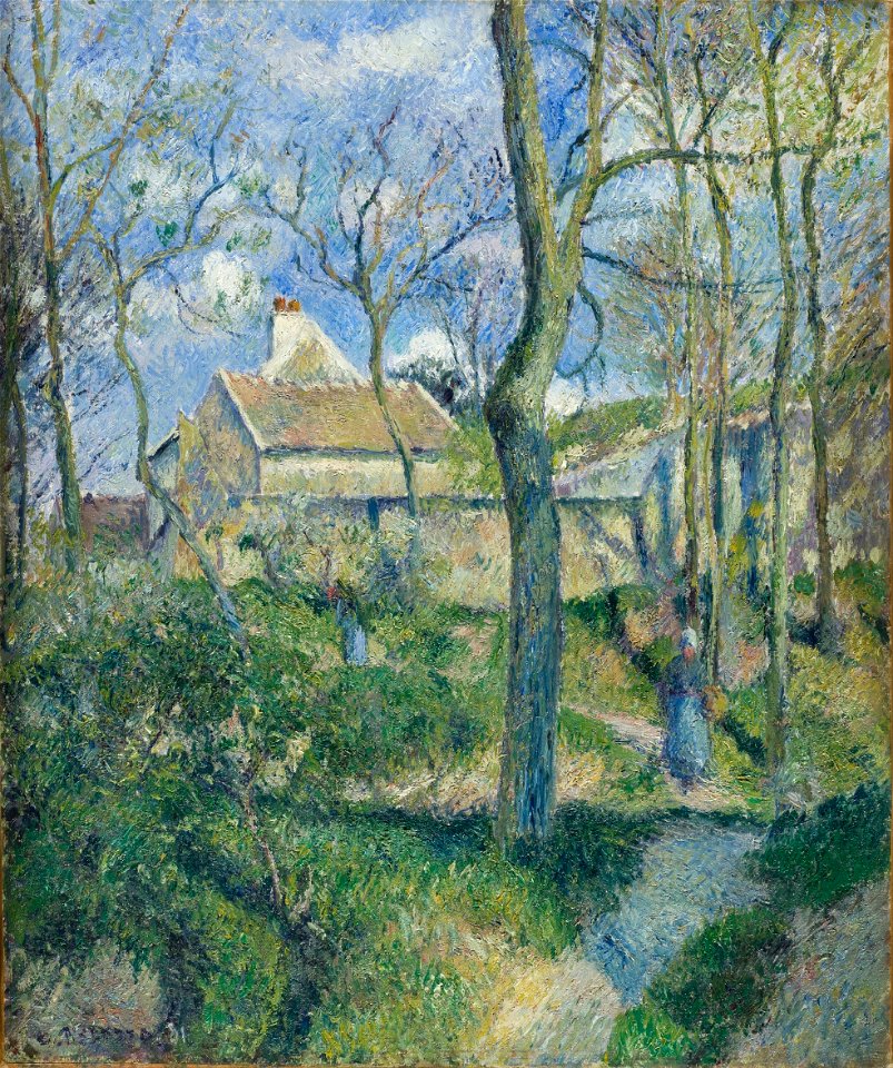 Camille Pissarro - The Path to Les Pouilleux, Pontoise - Google Art Project