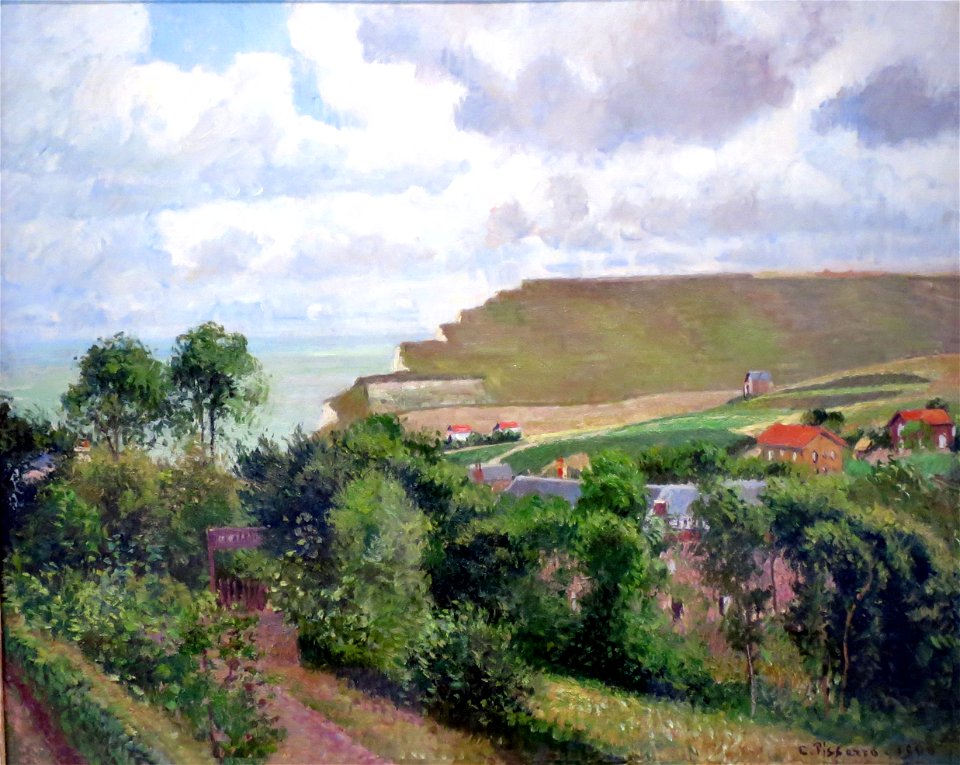 Camille Pissarro - Vue de Berneval - 1331