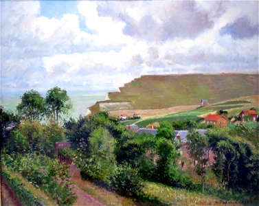 Camille Pissarro - Vue de Berneval - 1331