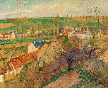 Camille Pissarro - Vue sur le village d'Osny (1883)
