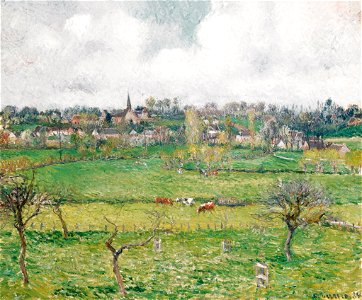 Camille Pissarro - Vue de Bazincourt