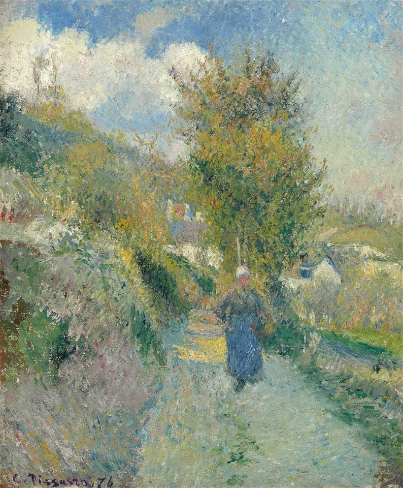 Camille pissarro chemin de pontoise auvers-sur-oise