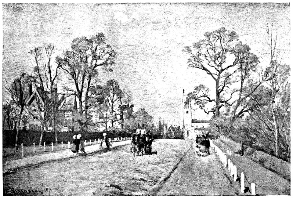 Camille Pissarro Landstrasse bei Sydenham (aus Kunst und Künstler 1904)
